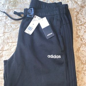 Adidas black sweats brand new size medium